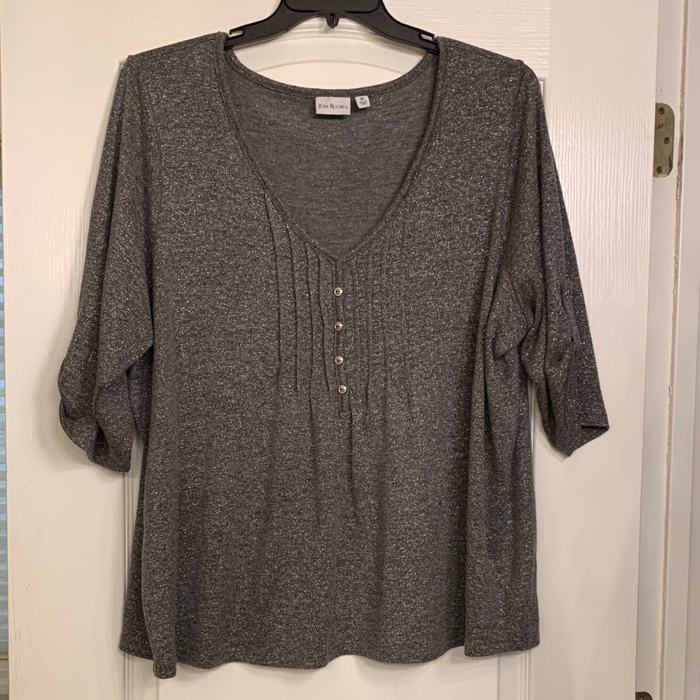 FINAL SALE
Kim Rogers light casual top